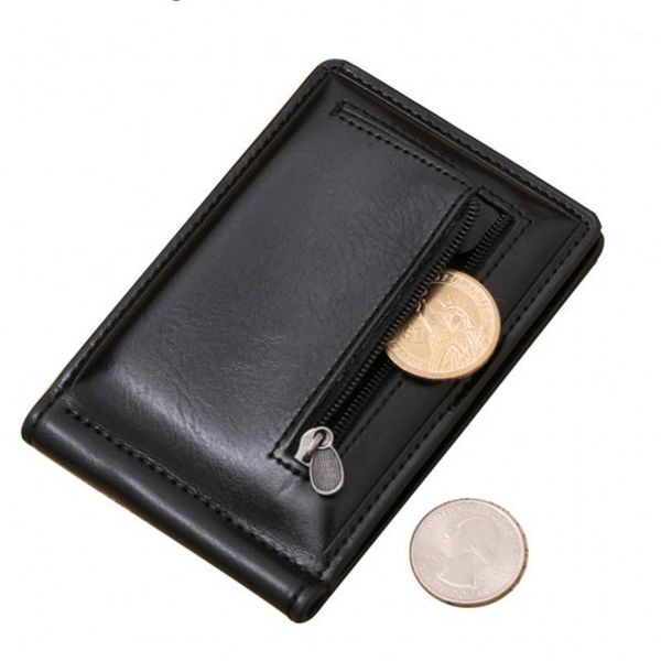 wallets slim mini money clips card slot small coin purses holder zipper pocket men's boy women unisex1, Red;black
wallets slim mini money clips card slot small coin purses holder zipper pocket men's boy women unisex1, Red;black