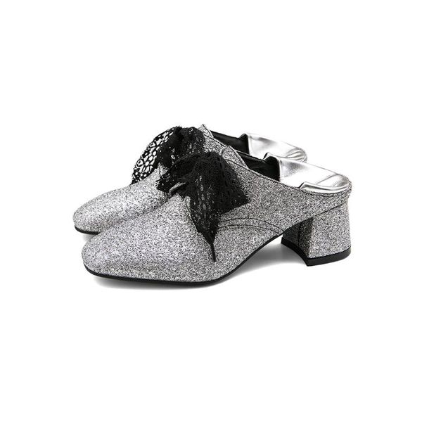 dress shoes 2021 wild gentle women's trend fashion college wind single bow sweet high heelsbling glitter 31-43, Black
dress shoes 2021 wild gentle women's trend fashion college wind single bow sweet high heelsbling glitter 31-43, Black