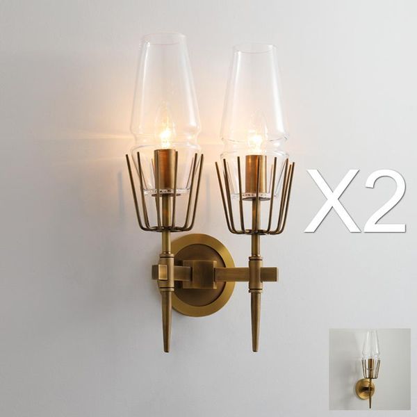 wall lamps 2 pieces bronze golden led lamp bedroom bedside living room wine cup style light glass sconce
wall lamps 2 pieces bronze golden led lamp bedroom bedside living room wine cup style light glass sconce