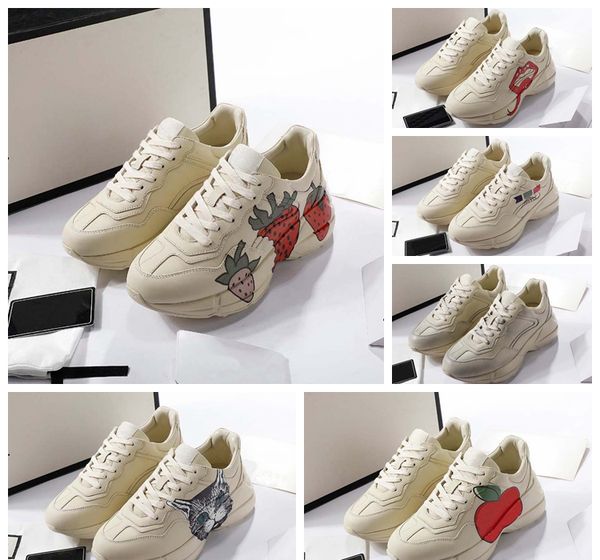 durable casual man and women shoes rhyton sneakers beige trainers vintage luxury chaussures ladies shoe designers sneaker with box size 35-4, Black
durable casual man and women shoes rhyton sneakers beige trainers vintage luxury chaussures ladies shoe designers sneaker with box size 35-4, Black