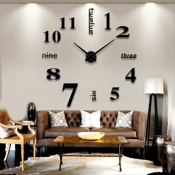 wall clocks 1pc household decoration big mirror clock modern design 3d diy large decorative watch unique gift
wall clocks 1pc household decoration big mirror clock modern design 3d diy large decorative watch unique gift