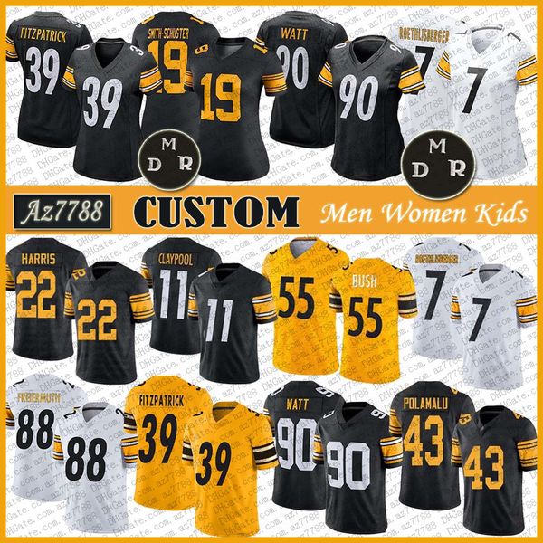 pit 22 najee harris 90 t.j. watt custom men women kids football jersey 11 chase claypool 7 ben roethlisberger 88 pat freiermuth 39 minkah fi, Black;red
pit 22 najee harris 90 t.j. watt custom men women kids football jersey 11 chase claypool 7 ben roethlisberger 88 pat freiermuth 39 minkah fi, Black;red