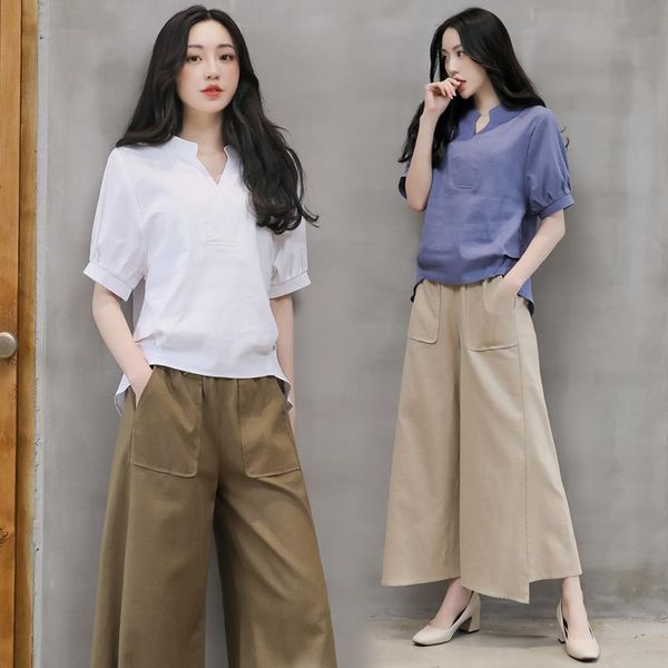 literature 2pcs set women two piece outfits leisure ensemble femme deux pieces conjunto feminino women's summer suit() pants, White
literature 2pcs set women two piece outfits leisure ensemble femme deux pieces conjunto feminino women's summer suit() pants, White