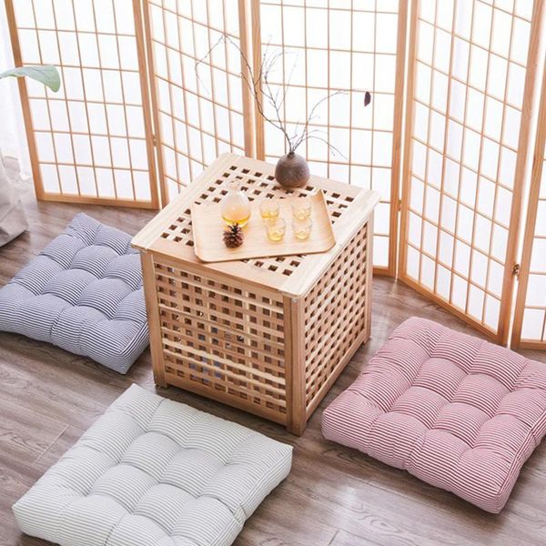 square tatami cushion pillow floor cushions seat pad striped good quality cushion/decorative
square tatami cushion pillow floor cushions seat pad striped good quality cushion/decorative