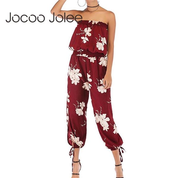 summer boho floral print jumpsuits women off shoulder elastic waist loose jumpsuit casual beach holiday rompers 210416, Black;white
summer boho floral print jumpsuits women off shoulder elastic waist loose jumpsuit casual beach holiday rompers 210416, Black;white