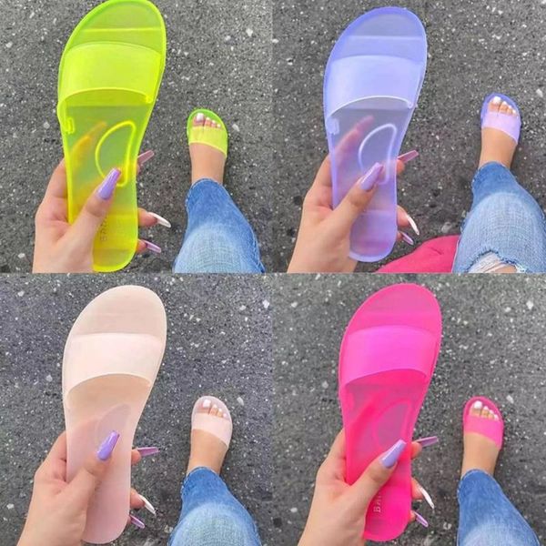 summer style large size foreign trade women's shoes crystal frosted flat sandals and slippers women 36-42, Black
summer style large size foreign trade women's shoes crystal frosted flat sandals and slippers women 36-42, Black