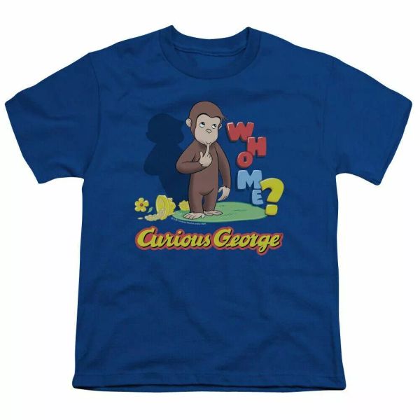 Curious George Who Me Kids Youth T Shirt Licensed Cartoon Tee Royal Blue, White;black
Curious George Who Me Kids Youth T Shirt Licensed Cartoon Tee Royal Blue, White;black