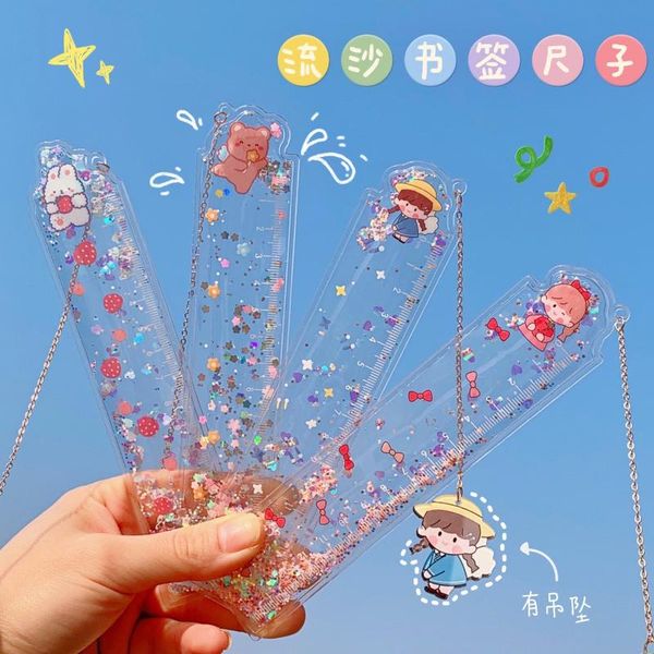 w&g korean creative bear ruler quicksand into the oil cartoon fresh girl heart cute bookmark pendant scale
w&g korean creative bear ruler quicksand into the oil cartoon fresh girl heart cute bookmark pendant scale
