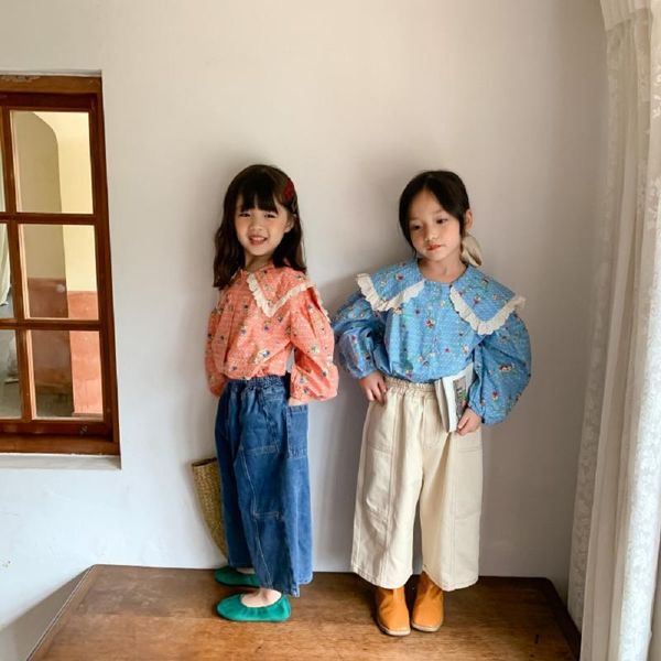 jeans 2021 autumn style children's korean sweet cool denim casual pants male treasure female loose, Blue
jeans 2021 autumn style children's korean sweet cool denim casual pants male treasure female loose, Blue