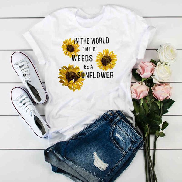 women's t-shirt women clothing sunflower printed flower clothes floral ladies womens graphic female tumblr t shirt t-shirts b, White
women's t-shirt women clothing sunflower printed flower clothes floral ladies womens graphic female tumblr t shirt t-shirts b, White