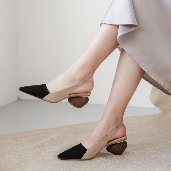 dress shoes pointed toe women pumps fashion slingbacks summer sandals 6cm chunky high heels sandalias femmes apricot sapato femininos, Black
dress shoes pointed toe women pumps fashion slingbacks summer sandals 6cm chunky high heels sandalias femmes apricot sapato femininos, Black