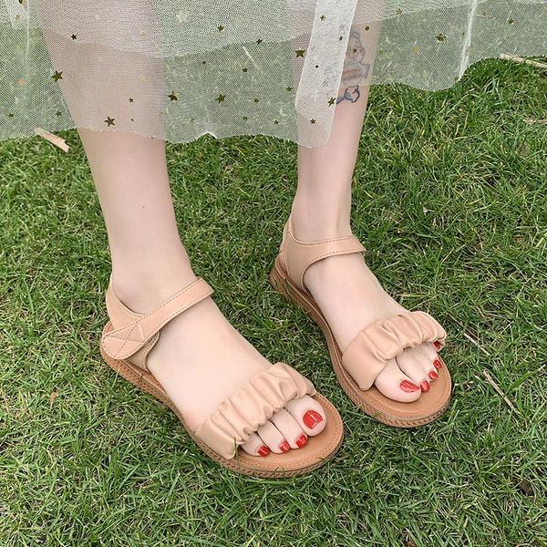 summer beige heeled sandals comfort shoes for women soft all-match black girls fashion clear gladiator low flat concise
summer beige heeled sandals comfort shoes for women soft all-match black girls fashion clear gladiator low flat concise