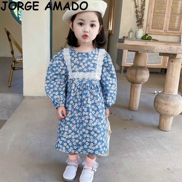 girl's dresses autumn girl es korean style sleeve floral cotton casual for girls kid clothes e26025 hev5, Red;yellow
girl's dresses autumn girl es korean style sleeve floral cotton casual for girls kid clothes e26025 hev5, Red;yellow