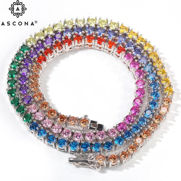 chains iced out multicolor tennis chain rhinestone necklace for men and women bling colorful hip hop trendy rapper jewelry party gift, Silver
chains iced out multicolor tennis chain rhinestone necklace for men and women bling colorful hip hop trendy rapper jewelry party gift, Silver
