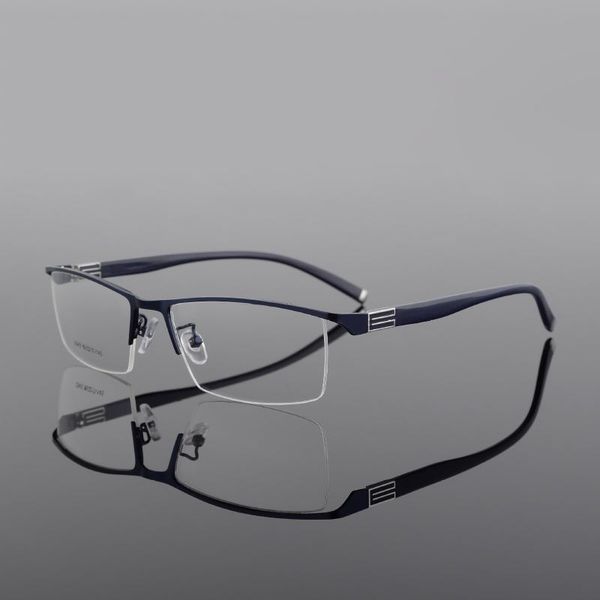 fashion sunglasses frames glasses metal frame men's business full half flat mirror optical light myopia, Black
fashion sunglasses frames glasses metal frame men's business full half flat mirror optical light myopia, Black