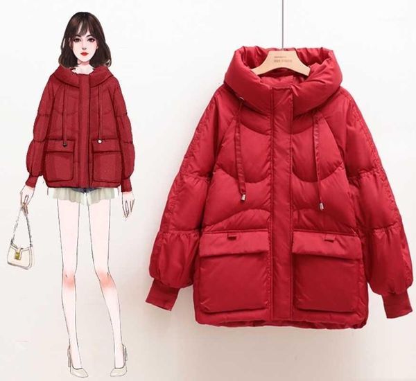 women's down & parkas ladies clothing 2021 style red jacket female winter short little white duck bread student, Black
women's down & parkas ladies clothing 2021 style red jacket female winter short little white duck bread student, Black