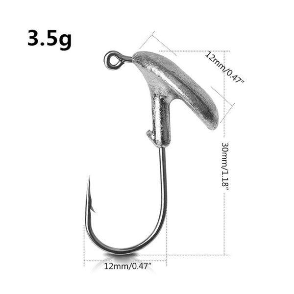 10pcs tumbler lead jig head fishing hook set barbed fishhook 3.5g 5g 7g 10g 14g q22f hooks
10pcs tumbler lead jig head fishing hook set barbed fishhook 3.5g 5g 7g 10g 14g q22f hooks