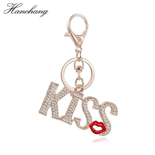 keychains hanchang 2021 arrival keychain jewelry kiss letters red lips pendant rhinestone crystal key ring women party gift, Silver
keychains hanchang 2021 arrival keychain jewelry kiss letters red lips pendant rhinestone crystal key ring women party gift, Silver