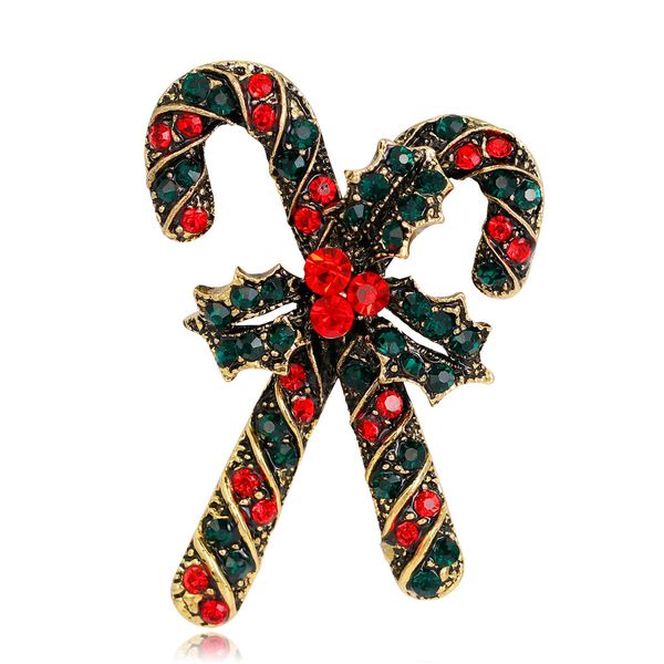 factory new style christmas brooch crutch alloy inlaid diamond fashion antique gold and silver brooch christmas
factory new style christmas brooch crutch alloy inlaid diamond fashion antique gold and silver brooch christmas