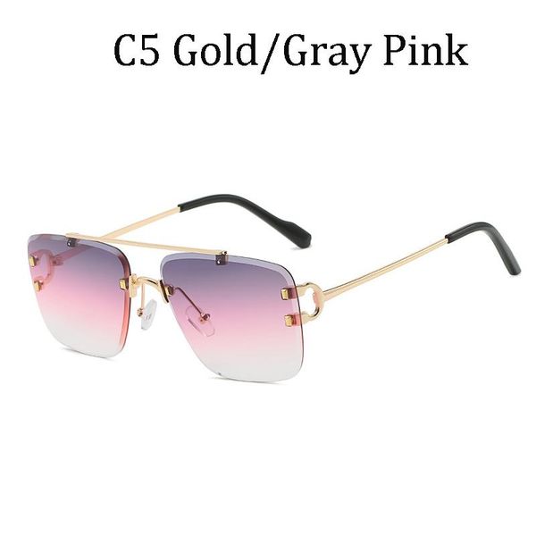 sunglasses 2021 rimless men women fashion gray sqaure for uv400 glasses 3040, White;black
sunglasses 2021 rimless men women fashion gray sqaure for uv400 glasses 3040, White;black