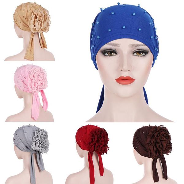 beanie/skull caps muslim women bead flower turban hat cancer chemo beanie bonnet headwear pre-tied headscarf head wrap cover hair loss acces, Blue;gray
beanie/skull caps muslim women bead flower turban hat cancer chemo beanie bonnet headwear pre-tied headscarf head wrap cover hair loss acces, Blue;gray