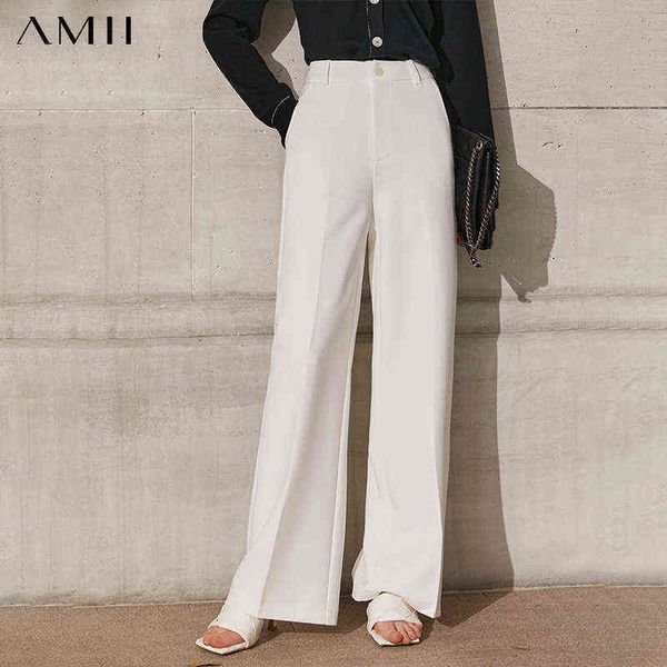 amii minimalism spring women's pants offical lady high waist solid loose female wide leg trousers 12140436 211124, Black;white
amii minimalism spring women's pants offical lady high waist solid loose female wide leg trousers 12140436 211124, Black;white