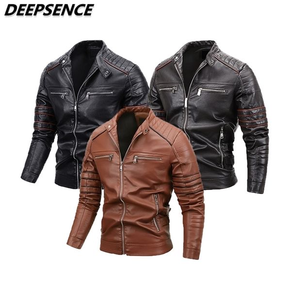 men motorcycle leather jacket autumn winter biker jacket men bomber stripe fleece coat fashion pu overcoat jacket men 211118, Black
men motorcycle leather jacket autumn winter biker jacket men bomber stripe fleece coat fashion pu overcoat jacket men 211118, Black