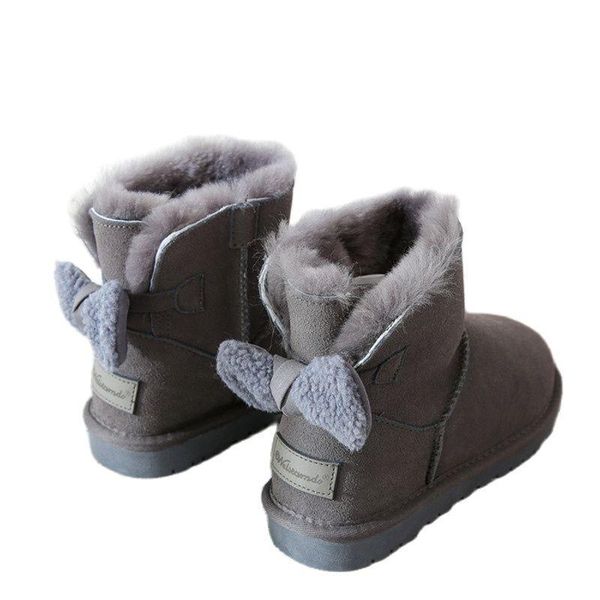 boots winter accessories flat slip plus velvet thick bow women's shoes fashion leather wool snow, Black
boots winter accessories flat slip plus velvet thick bow women's shoes fashion leather wool snow, Black