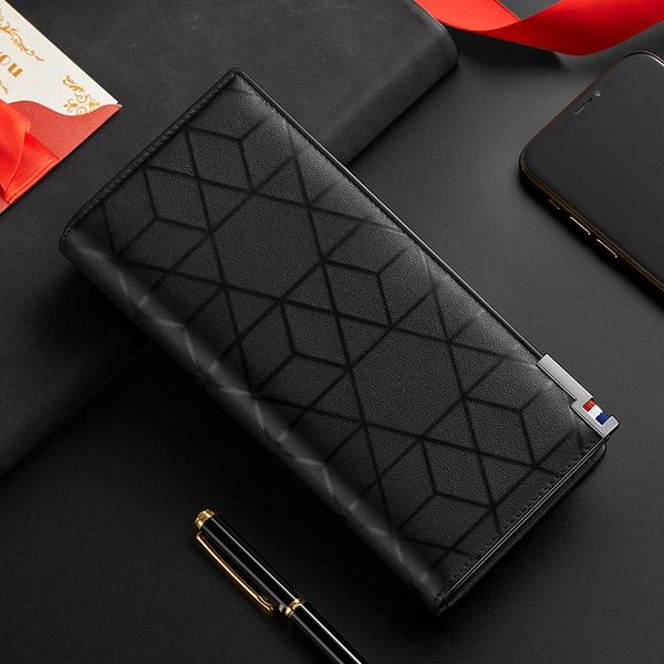 long leather wallet business men's large capacity women's purse multi function mobile phone bag fashion card holder coin wallets, Red;black
long leather wallet business men's large capacity women's purse multi function mobile phone bag fashion card holder coin wallets, Red;black
