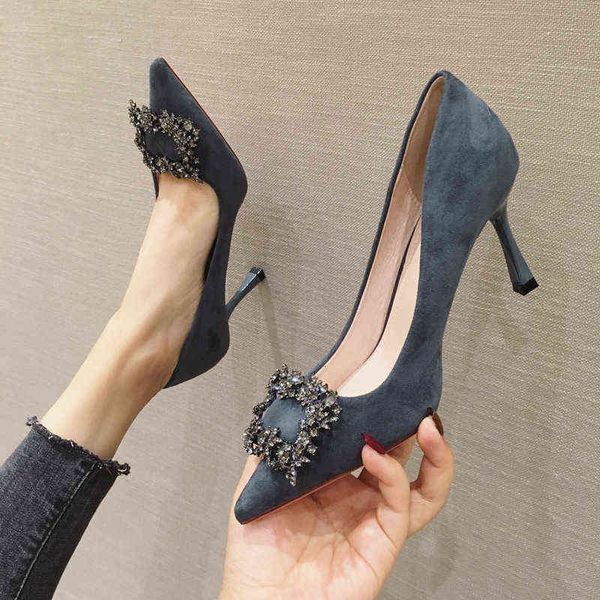 dress shoes high heels 20308-2 french girls' high heels 2022 buckle women's pointed thin heel net red single shoese, Black
dress shoes high heels 20308-2 french girls' high heels 2022 buckle women's pointed thin heel net red single shoese, Black