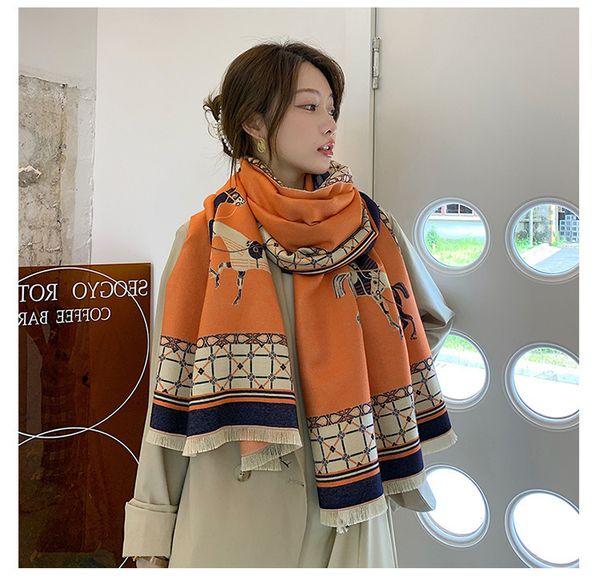 and new imitation cashmere tassel scarf female frame lattice versatile thickened warm air conditioning shawl bib, Blue;gray
and new imitation cashmere tassel scarf female frame lattice versatile thickened warm air conditioning shawl bib, Blue;gray