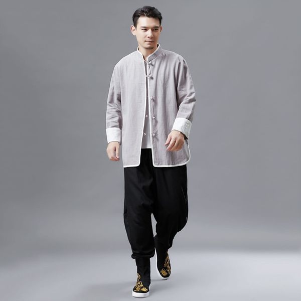 men chinese style hanfu men tang suit tai chi kung fu clothes jackets cotton linen t-shirt oriental fashion clothing 12125, Red
men chinese style hanfu men tang suit tai chi kung fu clothes jackets cotton linen t-shirt oriental fashion clothing 12125, Red