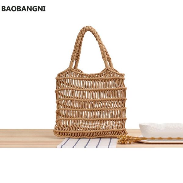 ladies woven shoulder bag hollow handbag cotton rope net bags straw handmade beach pack woman beige package purse evening
ladies woven shoulder bag hollow handbag cotton rope net bags straw handmade beach pack woman beige package purse evening