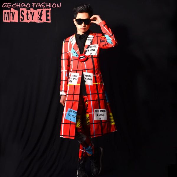 men's tracksuits -6xlnightclub bar male singer dsgd red line letters big long performance costumes, Gray
men's tracksuits -6xlnightclub bar male singer dsgd red line letters big long performance costumes, Gray