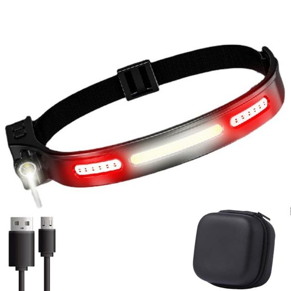 headlamps built-in battery sensor led headlamp with red and white light usb rechargeable torch 6 lighting modes head
headlamps built-in battery sensor led headlamp with red and white light usb rechargeable torch 6 lighting modes head