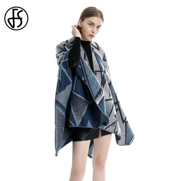 scarves fs 2021 winter ponchos for women cashmere lady outwear long shawl blanket scarf wraps pashmina autumn bufandas mujer, Blue;gray
scarves fs 2021 winter ponchos for women cashmere lady outwear long shawl blanket scarf wraps pashmina autumn bufandas mujer, Blue;gray