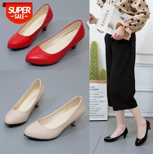 women's casual single shoes shallow mouth lazy one pedal solid color mid-heel work round toe #nh6p, Black
women's casual single shoes shallow mouth lazy one pedal solid color mid-heel work round toe #nh6p, Black
