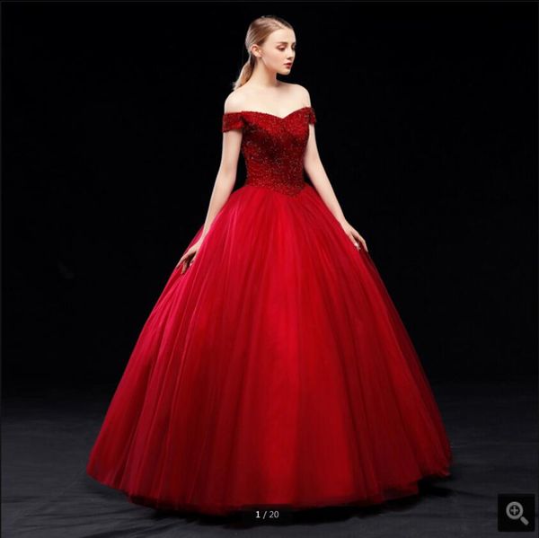 robe de soiree 2021 wine tulle ball gown prom dresses heavily crystals princess puffy luxury party gowns off the shoulder vintage elegant co, Black
robe de soiree 2021 wine tulle ball gown prom dresses heavily crystals princess puffy luxury party gowns off the shoulder vintage elegant co, Black