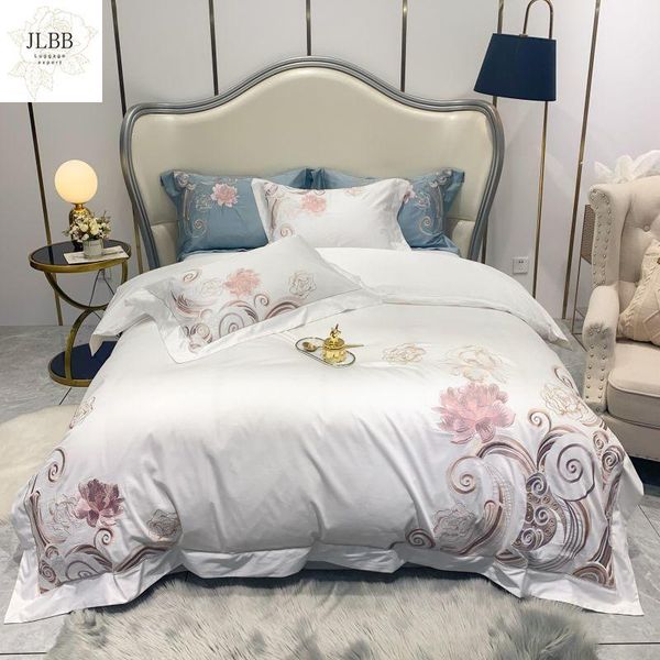 bedding sets premium white blue 1000tc satin egyptian cotton set flowers embroidery duvet cover bed linen fitted sheet pillowcases
bedding sets premium white blue 1000tc satin egyptian cotton set flowers embroidery duvet cover bed linen fitted sheet pillowcases