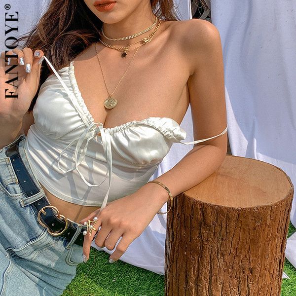 women's tanks & camis 2021 women white v-neck backless ladies satin ole blusas female summer party designer s73f
women's tanks & camis 2021 women white v-neck backless ladies satin ole blusas female summer party designer s73f