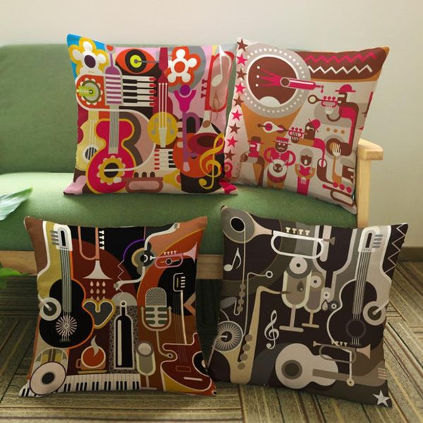 musical instruments cotton linen cushion cover sofa chair seat and back waist square pillowcase cushion/decorative pillow
musical instruments cotton linen cushion cover sofa chair seat and back waist square pillowcase cushion/decorative pillow