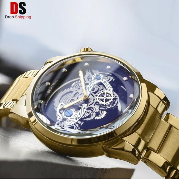 wristwatches hollow watch quartz men's stainless steel waterproof sports chronograph relogio masculino, Slivery;brown
wristwatches hollow watch quartz men's stainless steel waterproof sports chronograph relogio masculino, Slivery;brown