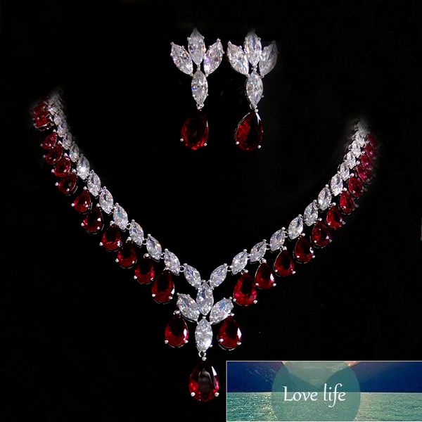 luxurious cz big statement long dangle dubai women wedding party gift jewelry sets with india red cubic zirconia stone, Silver
luxurious cz big statement long dangle dubai women wedding party gift jewelry sets with india red cubic zirconia stone, Silver