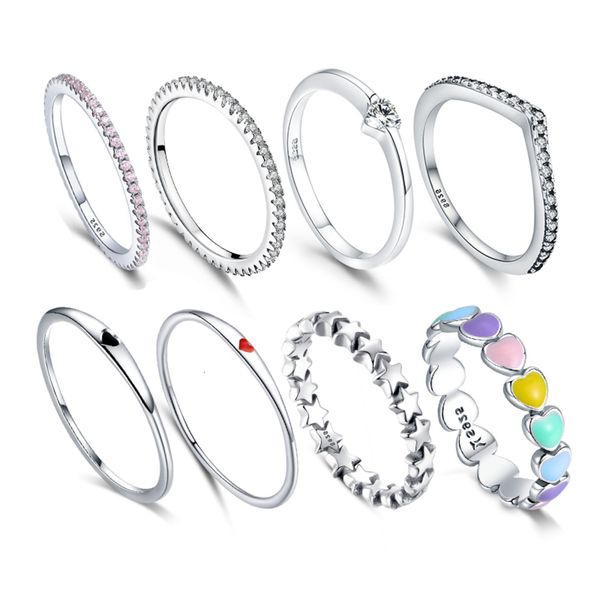 wostu echt 925 sterling silver koop star heart shape enemal regenboog vinger ringen vrouwen europese bruiloft fine jewelry gift, Slivery;golden
wostu echt 925 sterling silver koop star heart shape enemal regenboog vinger ringen vrouwen europese bruiloft fine jewelry gift, Slivery;golden