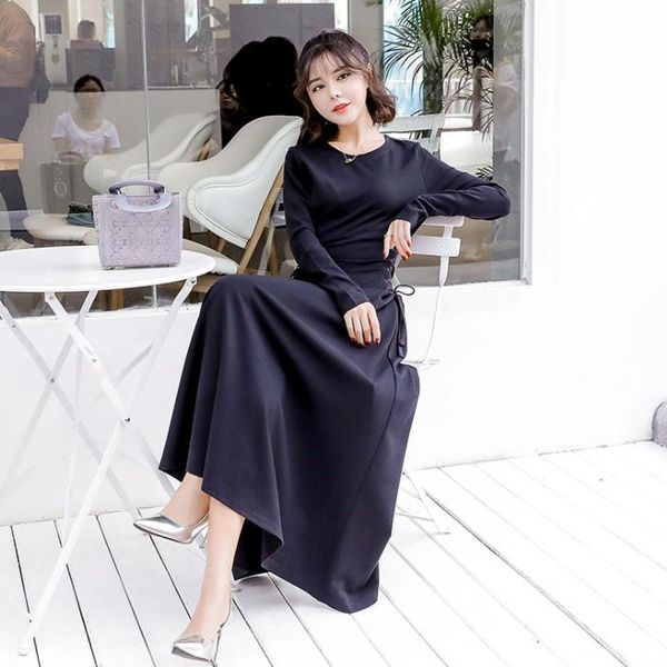 casual dresses winter women dress mai full sleeve her little long a-line black 6266 da85, Black;gray
casual dresses winter women dress mai full sleeve her little long a-line black 6266 da85, Black;gray