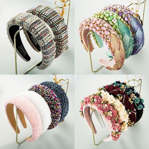 baroque wide headband spring summer bezel hair hoop for women rhinestones head bands fashion sponge accessories
baroque wide headband spring summer bezel hair hoop for women rhinestones head bands fashion sponge accessories