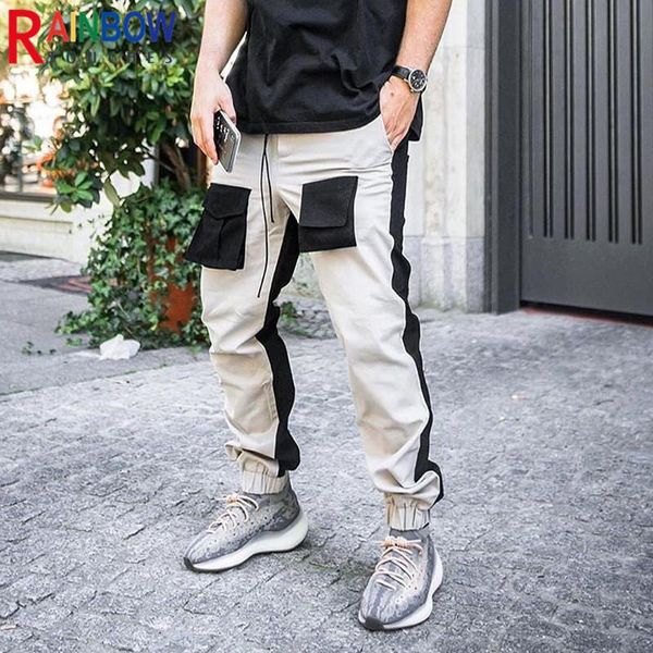 men's pants rainbowtouches 2021 sports training fitness running casual loose trousers solid color stitching pocket overalls, Black
men's pants rainbowtouches 2021 sports training fitness running casual loose trousers solid color stitching pocket overalls, Black