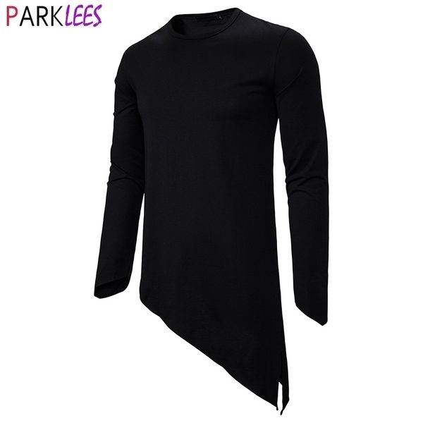 black irregular split hem tshirt men harajuku hip hop swag hippie t shirts mens long sleeve crew neck tee shirt homme streetwear 210522, White;black
black irregular split hem tshirt men harajuku hip hop swag hippie t shirts mens long sleeve crew neck tee shirt homme streetwear 210522, White;black