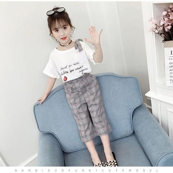 clothing sets girls summer printed short sleeves 2021 casual trendy childrens clothes lattice two-piece suit kids 2 4 6 12 years, White
clothing sets girls summer printed short sleeves 2021 casual trendy childrens clothes lattice two-piece suit kids 2 4 6 12 years, White