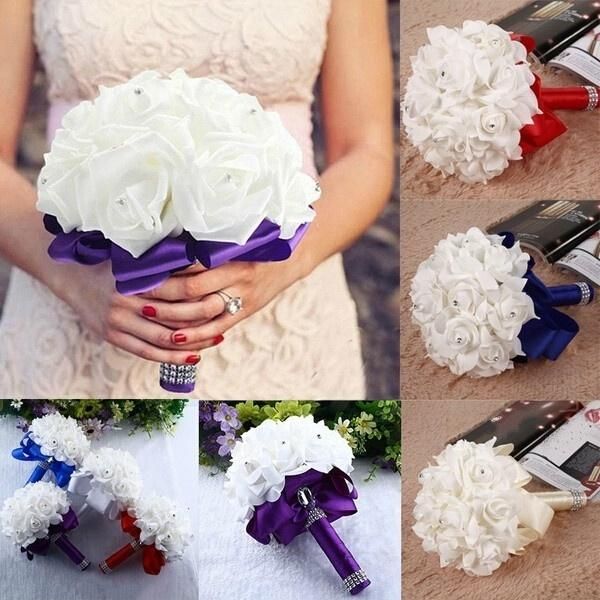 colors crystal roses pearl bridesmaid wedding bouquet bridal artificial silk flowers center pieces hybrid decorative & wreaths
colors crystal roses pearl bridesmaid wedding bouquet bridal artificial silk flowers center pieces hybrid decorative & wreaths